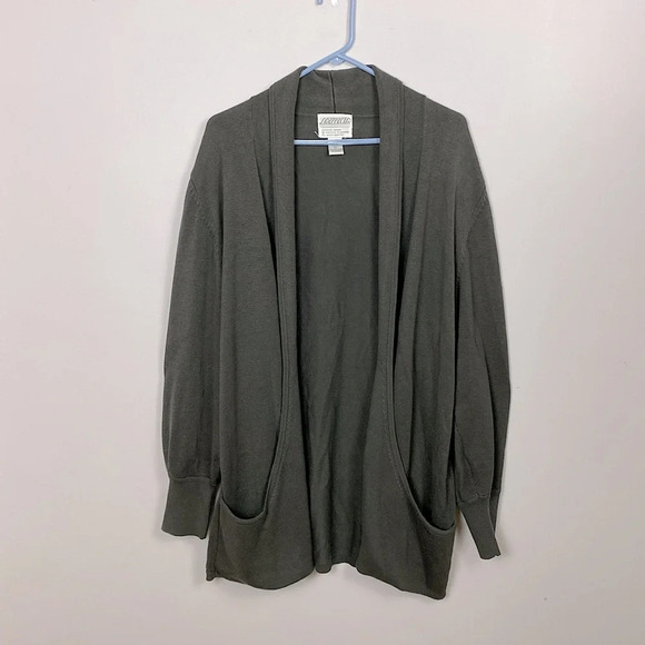 Vintage SIDEFFECTS Open Front Cardigan with large front pockets - Picture 11 of 11